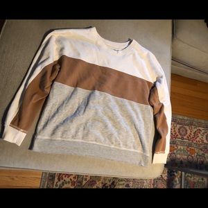 A&F women’s colorblock sweater